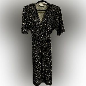 Apt 9 grey and black leopard print dress XL